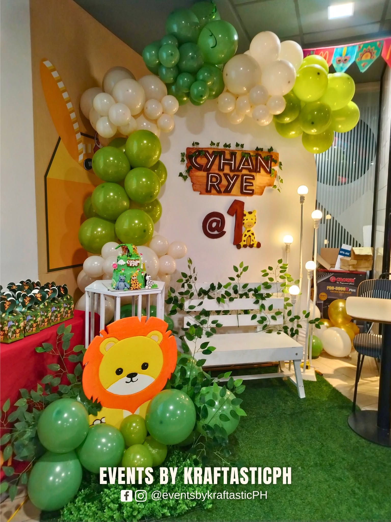 Balloon backdrop styling by Kraftastic PH