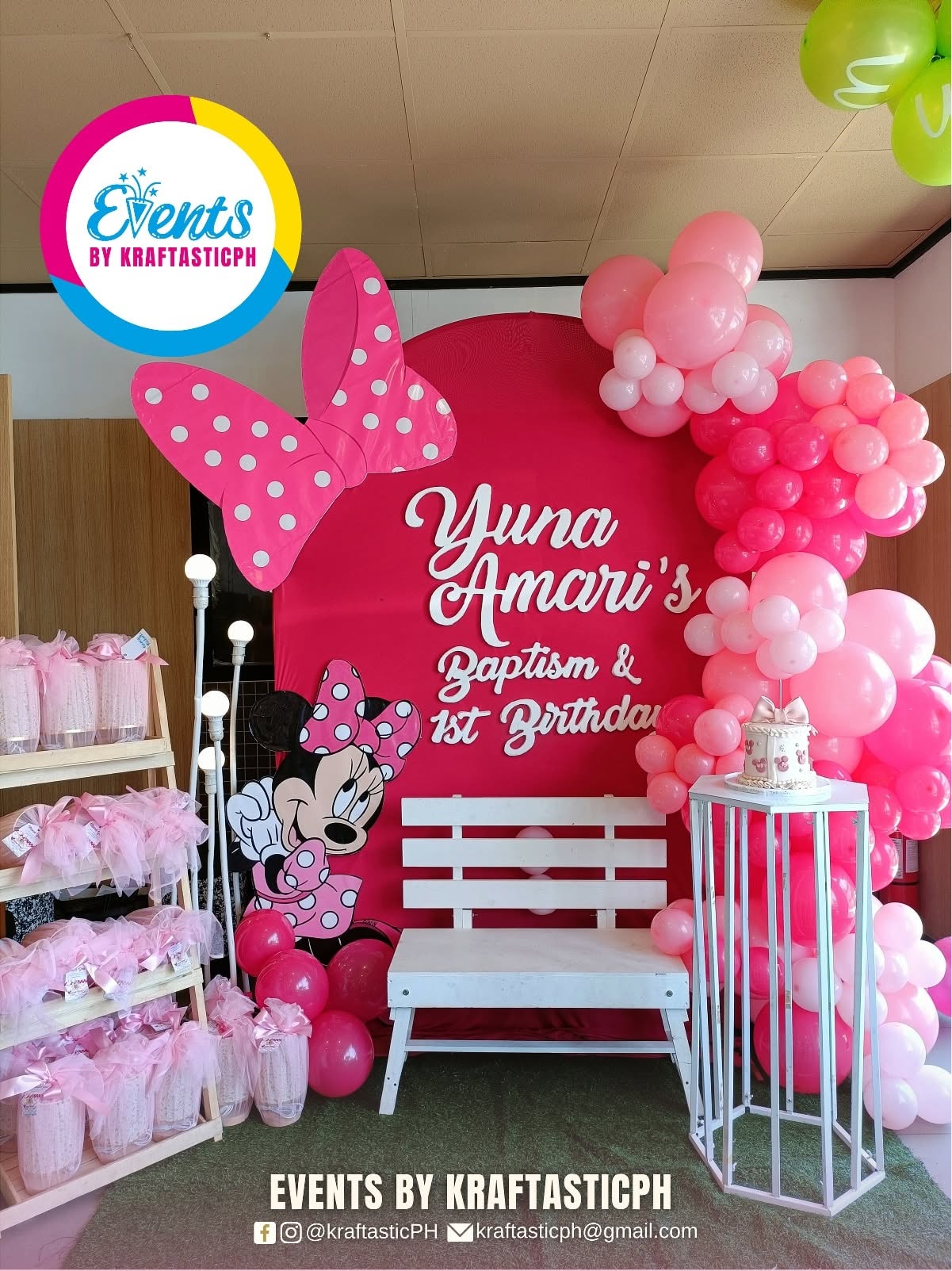 Balloon backdrop styling by Kraftastic PH