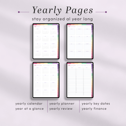 All-in-One Digital Planner 2026 – Stay Organized & Productive